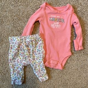 NB baby girl outfit